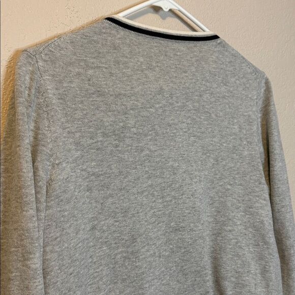 Tommy Hilfiger Gray Cardigan Cotton sweater M - Picture 6 of 7